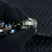Load image into Gallery viewer, MIUMIU Nappa Crystal Matelassé Shoulder Bag Black Leather
