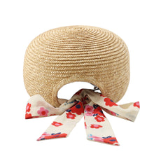 Load image into Gallery viewer, MIUMIU Straw cap Size M Beige/Multicolor5HC154 Straw Silk
