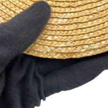 Load image into Gallery viewer, MIUMIU Straw cap Size M Beige/Multicolor5HC154 Straw Silk
