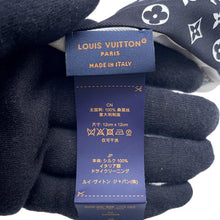 Load image into Gallery viewer, LOUIS VUITTON LV Bloom Scrunchie Noir/WhiteM96662 Silk100%
