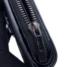 将图像加载到图库查看器中，FENDI Compact wallet Black Nylon Canvas/Leather
