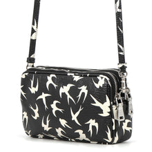 将图像加载到图库查看器中，MIUMIU Swallow Print Shoulder Black/White5ZH011 Leather
