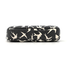 将图像加载到图库查看器中，MIUMIU Swallow Print Shoulder Black/White5ZH011 Leather
