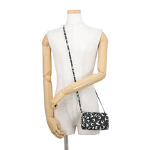 将图像加载到图库查看器中，MIUMIU Swallow Print Shoulder Black/White5ZH011 Leather
