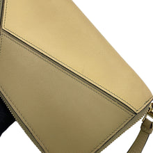 Load image into Gallery viewer, LOEWE Puzzle Zip Around Wallet Beige/Brown Leather
