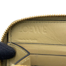Load image into Gallery viewer, LOEWE Puzzle Zip Around Wallet Beige/Brown Leather
