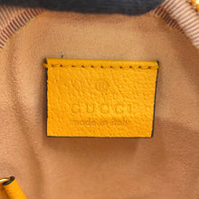 将图像加载到图库查看器中，GUCCI Ophidia GGFlora Round Coin Purse Yellow/Multicolor574840 92YBC 9781 PVC/Leather
