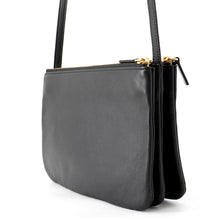 Load image into Gallery viewer, CELINE Trio Shoulder Black192033 Leather Size Small
