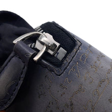 Load image into Gallery viewer, Berluti Calligraphy Eco Bag Black/Gray Nylon Leather
