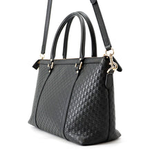 将图像加载到图库查看器中，GUCCI MicroGuccissima 2WAYBag Black449656 Leather
