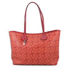 Load image into Gallery viewer, CELINE Saruki Tote Red/Orange PVC Leather
