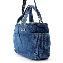 Load image into Gallery viewer, MIUMIU 2WAY tote Blue5BG236 Denim
