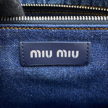 Load image into Gallery viewer, MIUMIU 2WAY tote Blue5BG236 Denim

