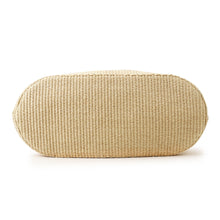 将图像加载到图库查看器中，JIMMY CHOO Beach Tote Beige Raffia
