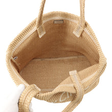将图像加载到图库查看器中，JIMMY CHOO Beach Tote Beige Raffia
