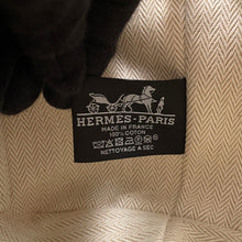 Load image into Gallery viewer, HERMES Brid a Black Beige Canvas Size PM
