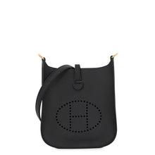 Load image into Gallery viewer, HERMES Evelyne Sellier Black Epsom Size TPM
