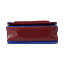 将图像加载到图库查看器中，Givenchy GV3 Shoulder Bag Bordeaux/Blue Leather suede Size Small
