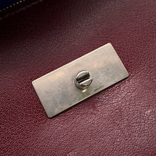 将图像加载到图库查看器中，Givenchy GV3 Shoulder Bag Bordeaux/Blue Leather suede Size Small
