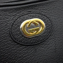 将图像加载到图库查看器中，GUCCI Bamboo Handbag Black616436 Leather
