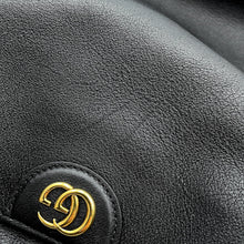 将图像加载到图库查看器中，GUCCI Diana Handbag Black/Gray746124 Calf Leather Size Medium
