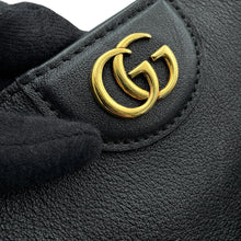 将图像加载到图库查看器中，GUCCI Diana Handbag Black/Gray746124 Calf Leather Size Medium
