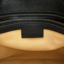 将图像加载到图库查看器中，GUCCI Diana Handbag Black/Gray746124 Calf Leather Size Medium
