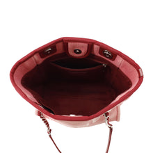 将图像加载到图库查看器中，CHANEL Deauville ChainTote Bag Pink/RedA66939 Canvas Leather Size PM
