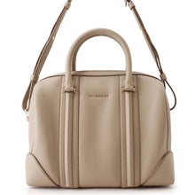 将图像加载到图库查看器中，Givenchy Lucrezia 2WAY Bag Beige Leather Size Large
