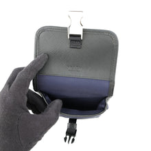 Load image into Gallery viewer, PRADA ShoulderPouch Black/Navy2ZH109 Canvas Leather
