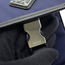 Load image into Gallery viewer, PRADA ShoulderPouch Black/Navy2ZH109 Canvas Leather
