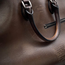 将图像加载到图库查看器中，Berluti To Jules 2WAY Bag Dark Brown scritto leather
