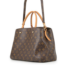 将图像加载到图库查看器中，LOUIS VUITTON Montaigne BrownM41056 Monogram Size MM
