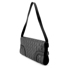 将图像加载到图库查看器中，Ferragamo Gancini Shoulder Bag BlackAQ-21 Leather
