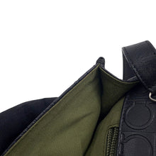 将图像加载到图库查看器中，Ferragamo Gancini Shoulder Bag BlackAQ-21 Leather

