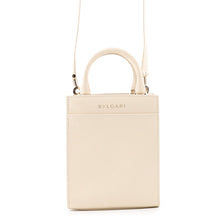 Load image into Gallery viewer, BVLGARI Infinitetum 2WAY Handbag IvoryOpal292003 Calf Leather
