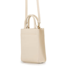 Load image into Gallery viewer, BVLGARI Infinitetum 2WAY Handbag IvoryOpal292003 Calf Leather
