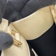 Load image into Gallery viewer, BVLGARI Infinitetum 2WAY Handbag IvoryOpal292003 Calf Leather
