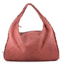Load image into Gallery viewer, Bottega Veneta INTRECCIATO Hobo Bag Red Leather Size Large
