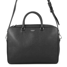 Load image into Gallery viewer, BURBERRY Ainsworth 2-Way Briefcase Black8014265 Calf Grain Leather
