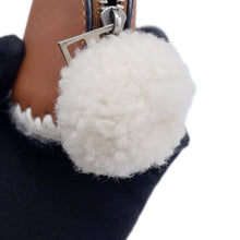 Load image into Gallery viewer, LOEWE Bunny Bag Charm Pouch Brown Leather
