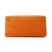 Load image into Gallery viewer, Valextra Valextra Iside 2-way Shoulder OrangeWBES0056028LOC99 Leather Size Medium

