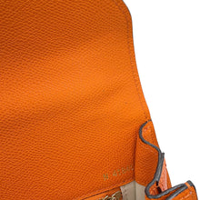 Load image into Gallery viewer, Valextra Valextra Iside 2-way Shoulder OrangeWBES0056028LOC99 Leather Size Medium
