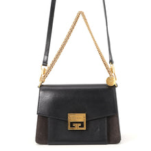 Load image into Gallery viewer, Givenchy GV3 2wayShoulder Bag BlackBB501CB033 Leather suede Size Small
