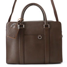 Load image into Gallery viewer, BVLGARI BVLGARI・BVLGARI Man Briefcase Brown Grained Calf Leather
