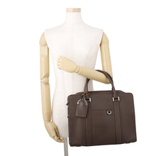 Load image into Gallery viewer, BVLGARI BVLGARI・BVLGARI Man Briefcase Brown Grained Calf Leather
