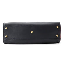 Load image into Gallery viewer, FENDI Peekaboo 2wayShoulder Bag Navy8BN226 Leather Size regular

