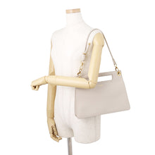Load image into Gallery viewer, Givenchy Whip Shoulder Bag Light GrayBB508FBGV Calf Leather Size Medium
