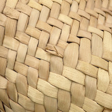 Load image into Gallery viewer, Chloe Mercy Bucket Natural/White Raffia Leather Size Small
