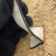 Load image into Gallery viewer, Chloe Mercy Bucket Natural/White Raffia Leather Size Small
